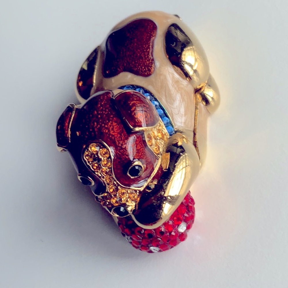 Estée Lauder Solid Perfume Compact Dog Judith Lieber 2004